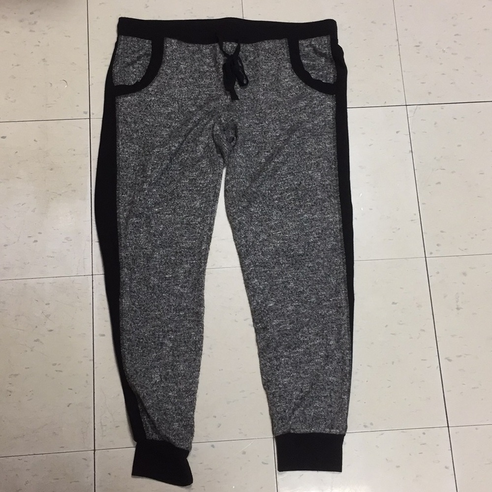 Grey & Black Joggers for Workout/Lounge